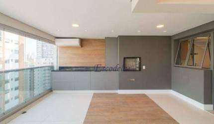 Apartamento com 3 dormitórios para alugar, 192 m² por R$ 26.668,00/mês - Campo Belo - São Paulo/SP