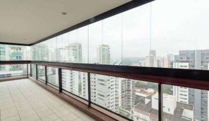 Apartamento com 3 dormitórios para alugar, 243 m² por R$ 19.000,00/mês - Campo Belo - São Paulo/SP
