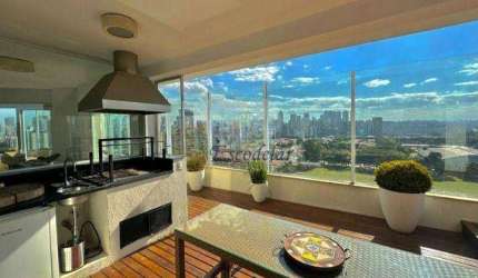 Cobertura com 4 dormitórios para alugar, 420 m² por R$ 52.109,17/mês - Brooklin - São Paulo/SP