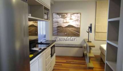 Apartamento com 1 dormitório para alugar, 32 m² por R$ 5.073,79/mês - Jardim Paulista - São Paulo/SP