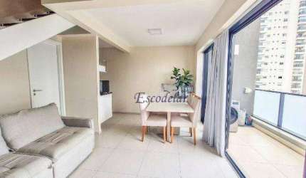 Apartamento com 1 dormitório à venda, 57 m² por R$ 1.030.000,00 - Campo Belo - São Paulo/SP