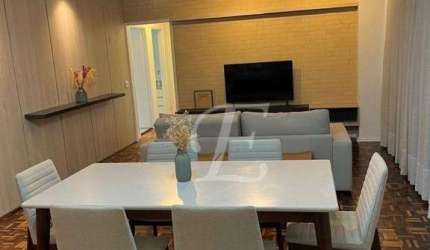 Apartamento Mobiliado para Locação – 145m², 3 quartos, 1 vaga de garagem, Jardim Paulista