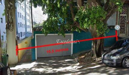 Terreno à venda, 540 m² por R$ 6.300.000,00 - Perdizes - São Paulo/SP