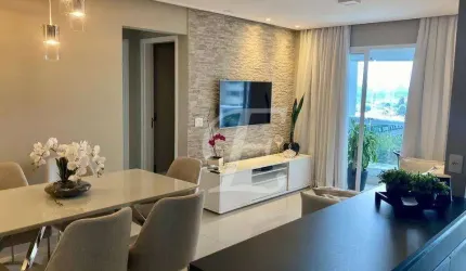 Apartamento com 2 dormitórios para alugar mobiliado, 70 m² por R$ 10.995/mês - Melville Empresarial II - Barueri/SP
