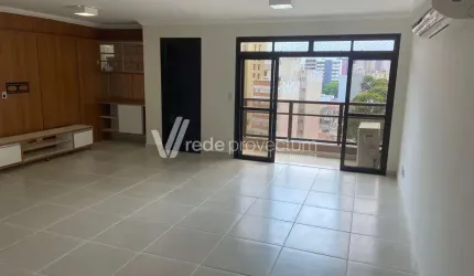 Apartamento com 3 quartos para alugar na Avenida Francisco Glicério, 2301, Vila Itapura, Campinas, 150 m2 por R$ 5.500