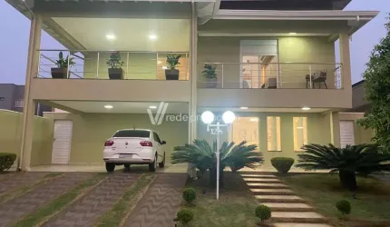Casa em condomínio fechado com 4 quartos para alugar na Avenida Santana, 1990, Jardim Golden Park Residence, Hortolândia, 368 m2 por R$ 10.000