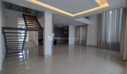 Casa em condomínio fechado com 4 quartos para alugar na Rua das Abélias, 1, Alphaville Dom Pedro, Campinas, 275 m2 por R$ 19.700