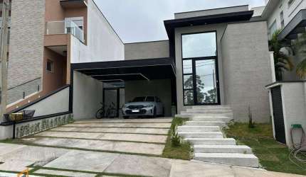 Casa térrea com pé direito duplo, 3 suítes, Piscina, no Condomínio Mosaico da Serra Mogi das Cruzes - SP (porteira fechada) - R$ 2.295.000,00
