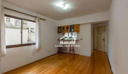 Oportunidade. Vende apartamento de 1 dormitório com lavabo no Brooklin