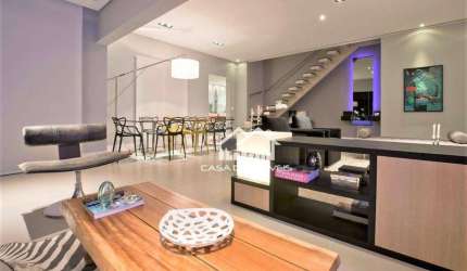 Apartamento à venda no Brooklin, todo mobiliado, maravilhoso, 302m², 4 suítes, 4 vagas