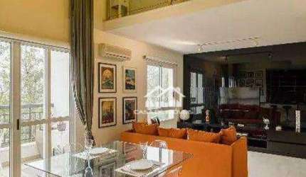 Vende apartamento duplex mobiliado no Panamby.