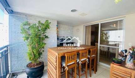 Vende apartamento com 178m² com varanda gourmet no Brooklin