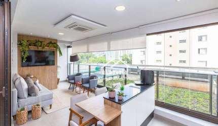 Vende lindo apartamento com 2 suítes em condomínio novo no Campo Belo.