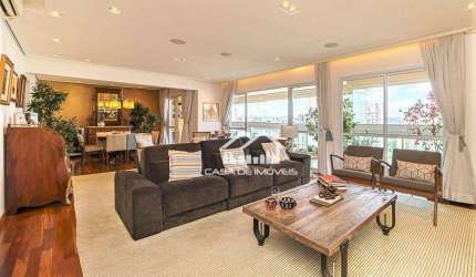 Vende apartamento de alto padrão com 240m², com 4 suítes e lazer clube no Brooklin.