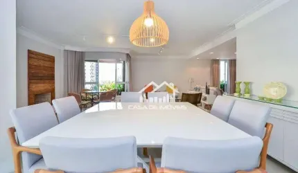 Vende apartamento com 225m², 3 suítes, 3 vagas e lazer no Real Parque.