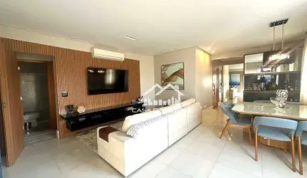 Vende apartamento com 140m², 3 dormitórios, 2 vagas e lazer, próximo a praia, na Pompéia.