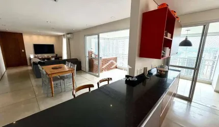 Vende apartamento de 142m², com 3 suítes, 2 vagas e varanda gourmet