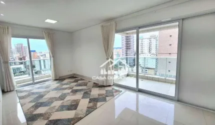 Aluga apartamento com 129m², 3 suítes, varanda gourmet e 2 vagas de garagem, na Pompéia