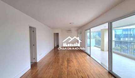 Aluga apartamento com 138m², 3 suítes, 3 vagas e lazer clube ao lado do shopping Morumbi