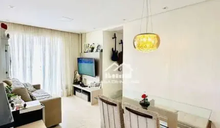 Vende apartamento com 55m², 2 dormitórios, 1 vaga, lazer completo, na Vila Andrade