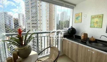 Vende apartamento com 55m², 2 dormitórios, 2 vagas, lazer completo, na Vila Andrade.