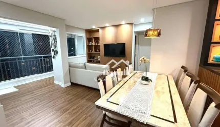 Vende apartamento de 69m², com 2 quartos sendo 1 suíte e 2 vagas, na Vila Andrade.