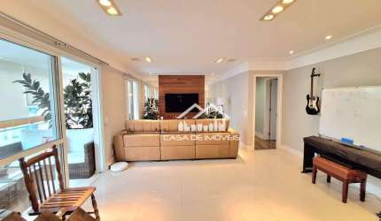 Aluga apartamento com 164m², 3 suítes, 3 vagas + depósito, na Vila Andrade.