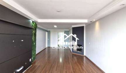 Aluga apartamento de 127m², com4 dormitórios, sendo 2 suítes e 2 vagas, no Panamby.