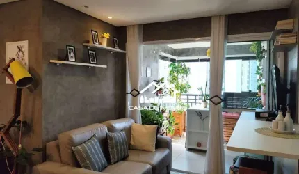 Vende apartamento de 58m², com 2 dormitórios, sendo 1 suíte e 1 vaga, na Vila Andrade.