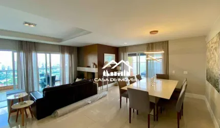 Aluga cobertura penthouse mobiliada, Brooklin. Com 2 suítes, piscina, churrasqueira e lazer completo.