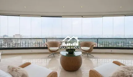 Vende cobertura duplex na Vila Nova Conceição, com 649m², 4 suítes, 8 vagas e lazer. Alto padrão.