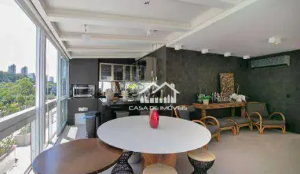Vende cobertura duplex com 260m², 3 suítes, espaço gourmet  e excelente localização, na Vila Andrade.