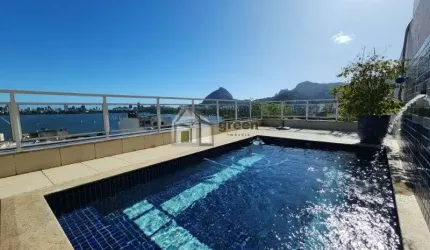 Cobertura com 4 quartos à venda na Avenida Lineu de Paula Machado, 104, Lagoa, Rio de Janeiro, 445 m2 por R$ 11.900.000