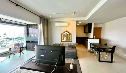 Apartamento com 1 dormitório para alugar, 55 m² por R$ 4.880,00/mês - Jardim Anália Franco - São Paulo/SP