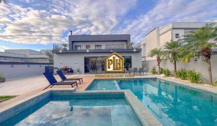 Casa com 4 dormitórios à venda, 394 m² por R$ 3.500.000,00 - Condomínio Shamballa II - Atibaia/SP