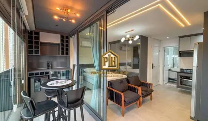 Apartamento com 1 dormitório para alugar, 35 m² por R$ 6.050/mês - Tatuapé - São Paulo/SP