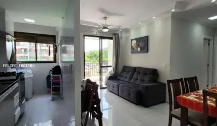Apartamento para Venda em Caraguatatuba, Martim de Sá, 2 dormitórios, 1 suíte, 2 banheiros, 1 vaga