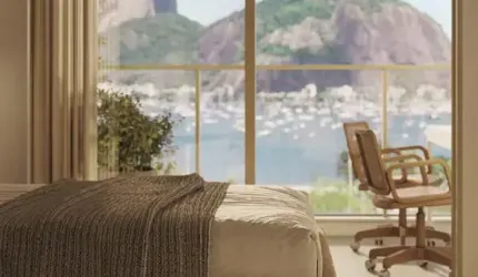 Apartamento de 3 quartos com suíte e varanda VISTA PÃO DE AÇÚCAR E CRISTO em Botafogo