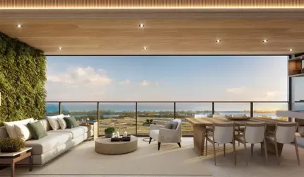 Apartamento 4 suítes , VISTA CAMPO DE GOLF e MAR