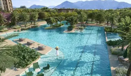 Apartamento de 3 quartos com 133m2 mais dep.completa - B.Tijuca -11.000m2 de lazer