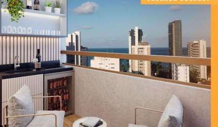 apartamento de 02 quartos, 01 súite e varanda, em candeias, em construção, entrega em novembro/2025