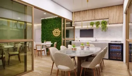 Apartamento para venda tem 61 metros quadrados com 2 quartos
