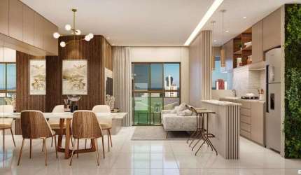 Apartamento para venda possui 61 metros quadrados com 2 quartos