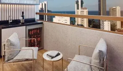 Apartamento para venda possui 61 metros quadrados com 2 quartos