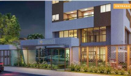 Apartamento de 02 quartos, 01 súite e varanda, em Candeias, em construção, entrega em Novembro/2025