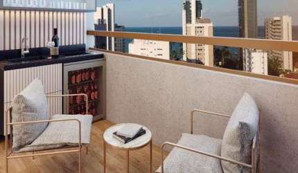 Apartamento para venda possui 61 metros quadrados com 2 quartos