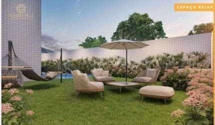 Apartamento para venda com 2 quartos, suíte e varanda gourmet, 58 metros quadrados em Candeias