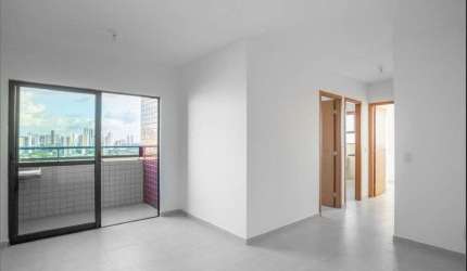 Apartamento com 3 quartos, suíte e varanda, possui 61 metros quadrados, próximo á Madalena