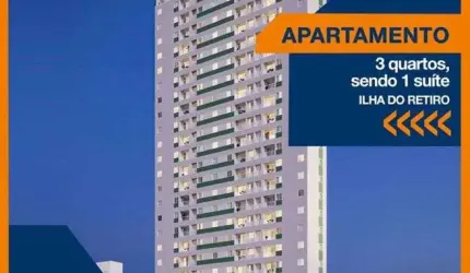 TFS - Lançamento na Ilha do Retiro | 3 quartos | 67m² | Lazer completo (Varandas da Ilha)