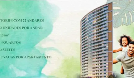 CG Apartamento para venda com 135 metros quadrados com 4 quartos em Rosarinho - Recife - PE